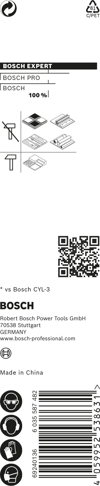 Broca Bosch Hex9MCB 4x90