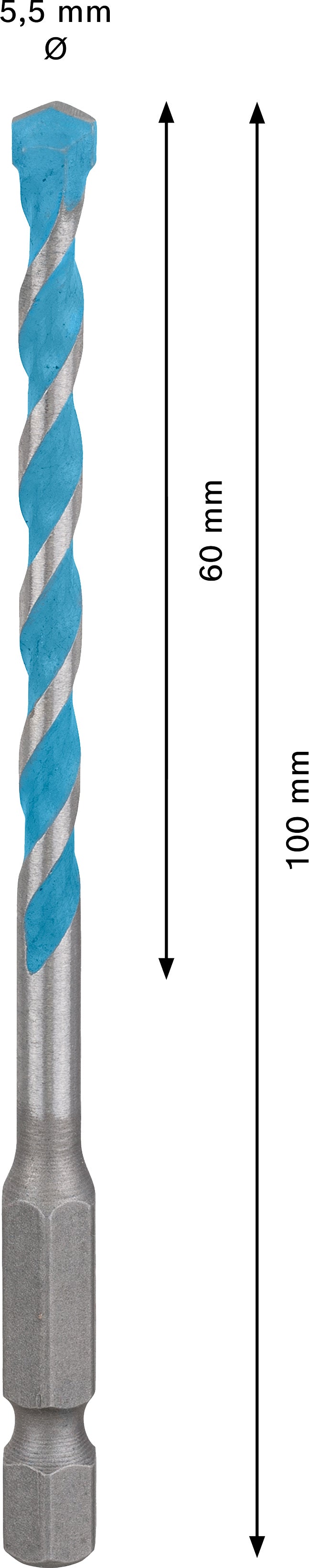 Bosch Drill bit Hex9MCB 5.5x100