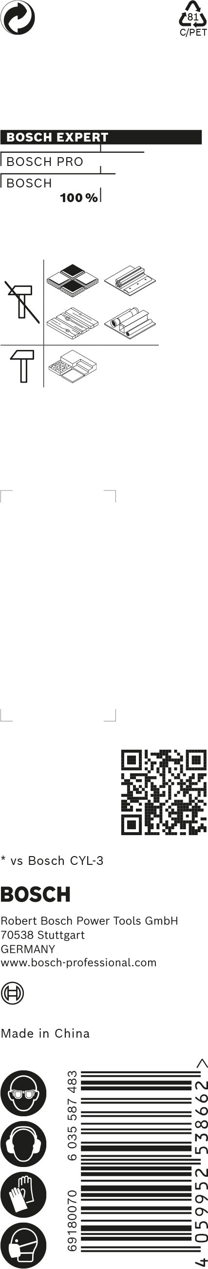 Bosch Drill bit Hex9MCB 5.5x150