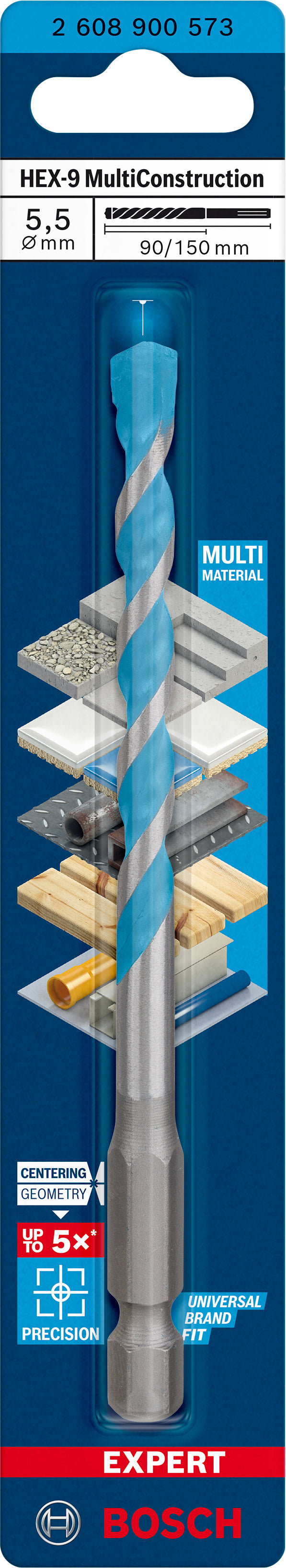 Bosch Drill bit Hex9MCB 5.5x150