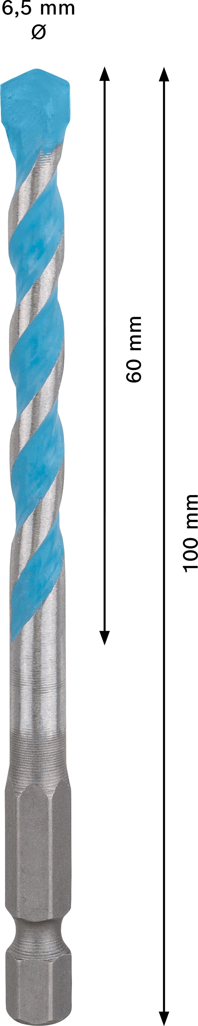 Broca Bosch Hex9MCB 6,5x100