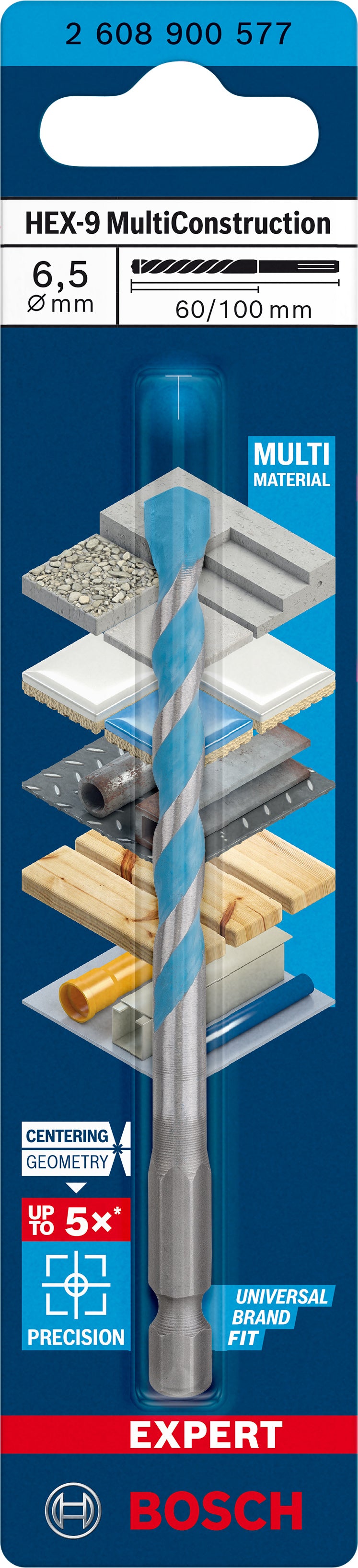 Broca Bosch Hex9MCB 6,5x100