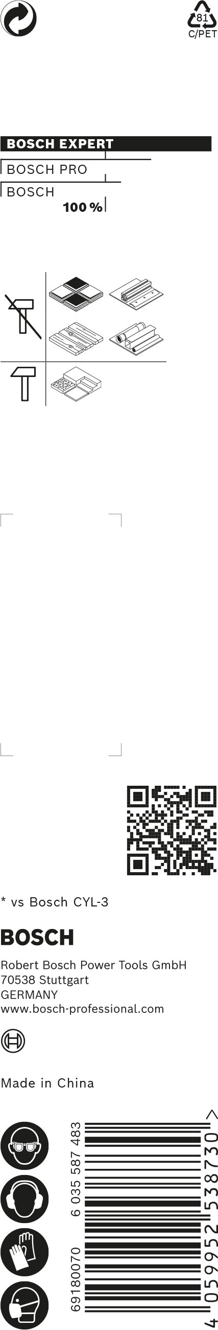 Broca Bosch Hex9MCB 7x150