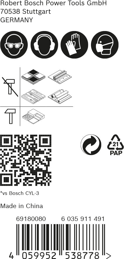 Broca Bosch Hex9MCB 5/6/8