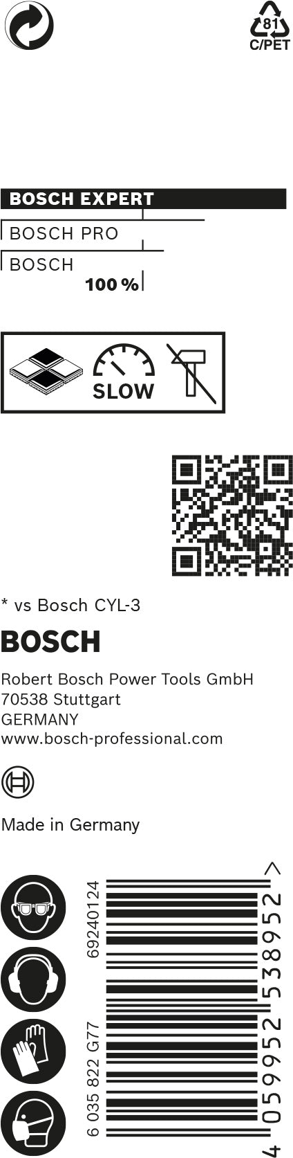Bosch Drill bit CYL-9 Multi-Construc