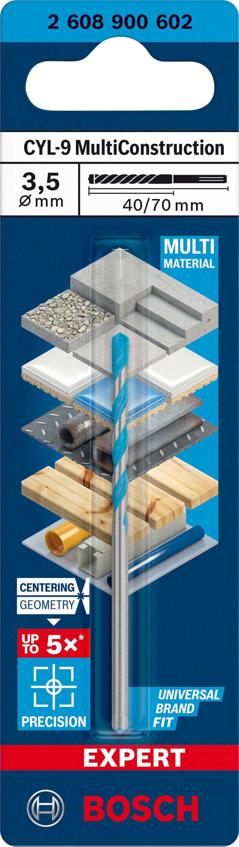 Bosch Drill bit CYL-9 Multi-Construc