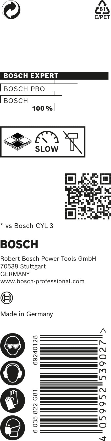 Bosch Drill bit CYL-9 Multi Construc 5.5x50x85