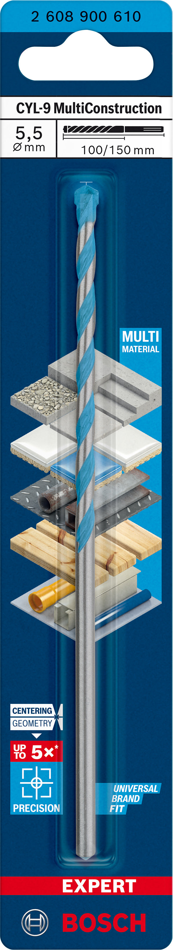 Bosch Drill bit CYL-9 Multi-Construc