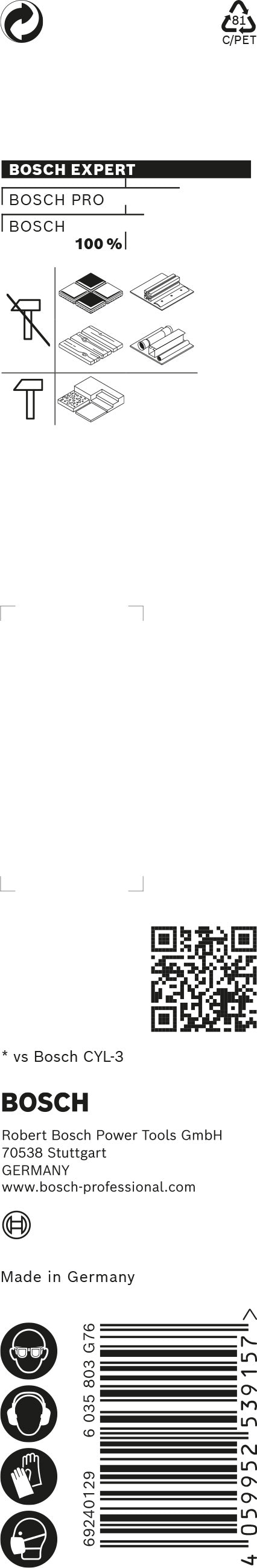 Broca Bosch CYL-9 Multi-Construc