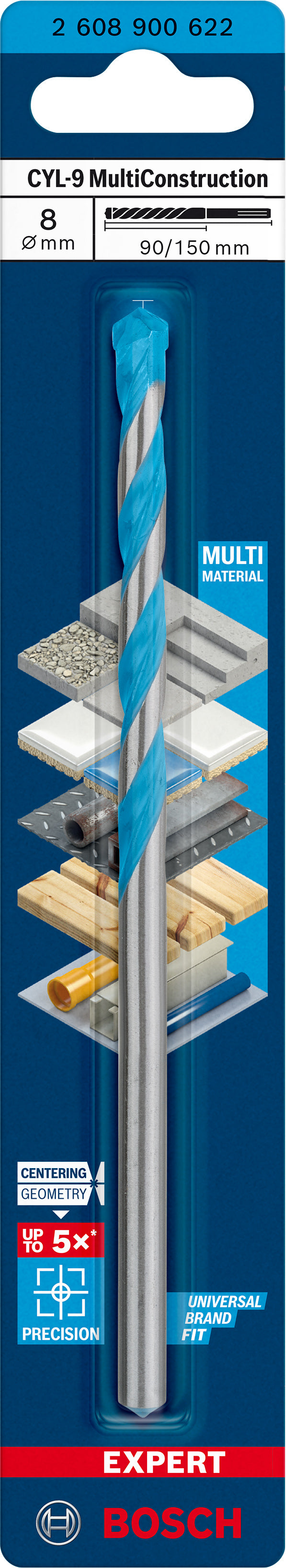 Broca Bosch CYL-9 Multi-Construc