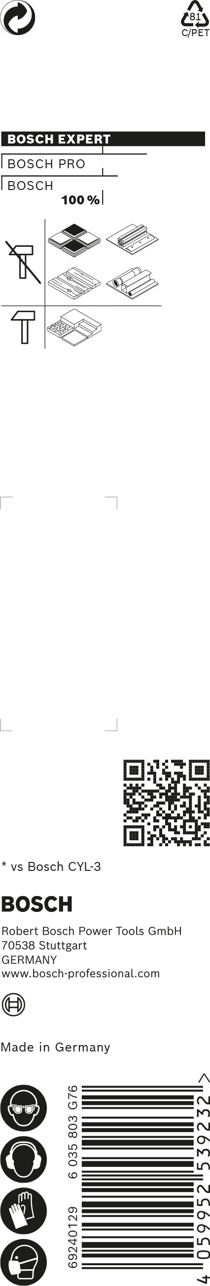 Broca Bosch CYL-9 Multi-Construc