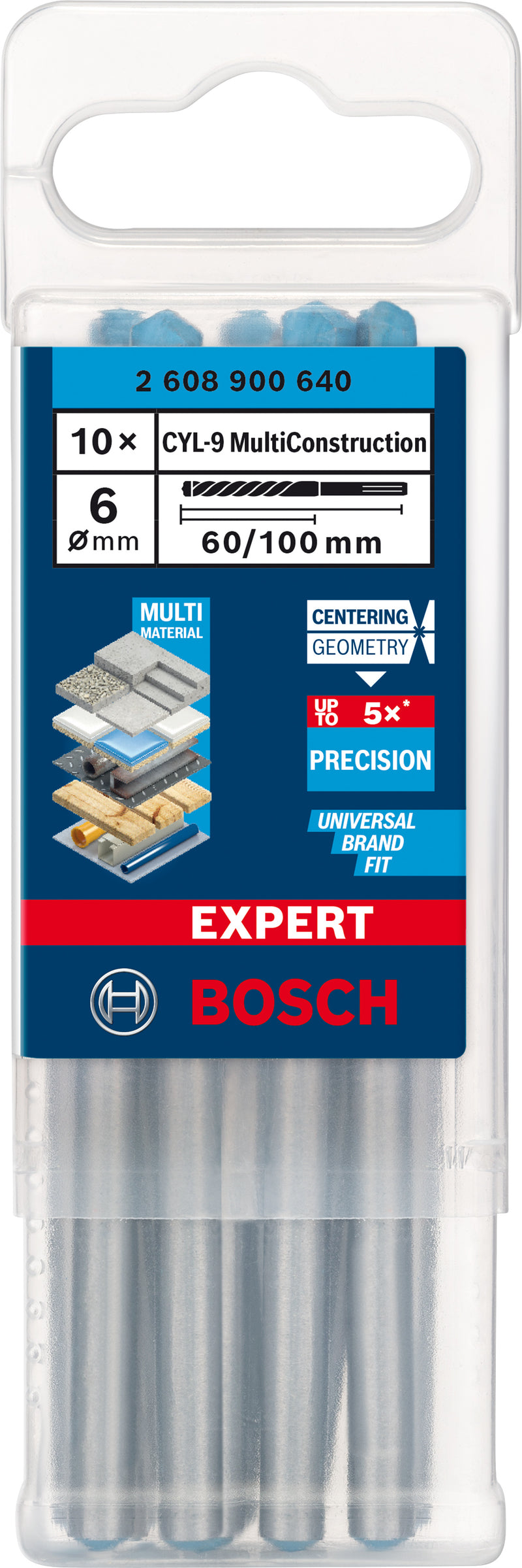 Bosch Drill bit CYL-9 Multi-Construc