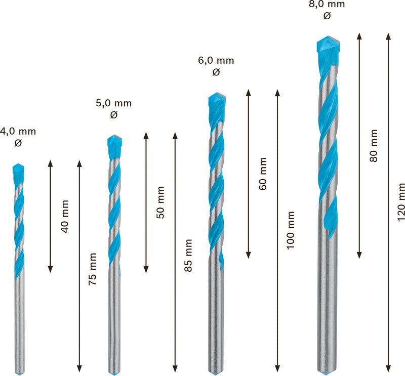Bosch Drill bit CYL-9 Multi-Construc