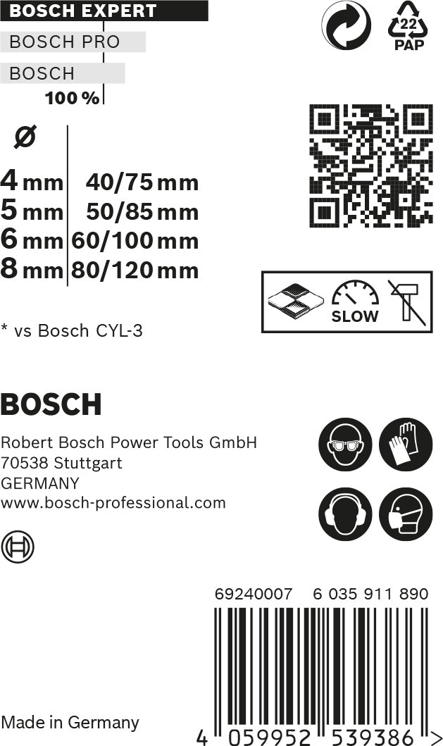 Bosch Drill bit CYL-9 Multi-Construc