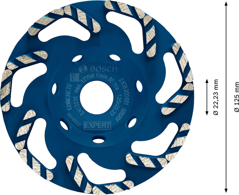 Roda de corte diamantada Bosch EXPERT Concrete