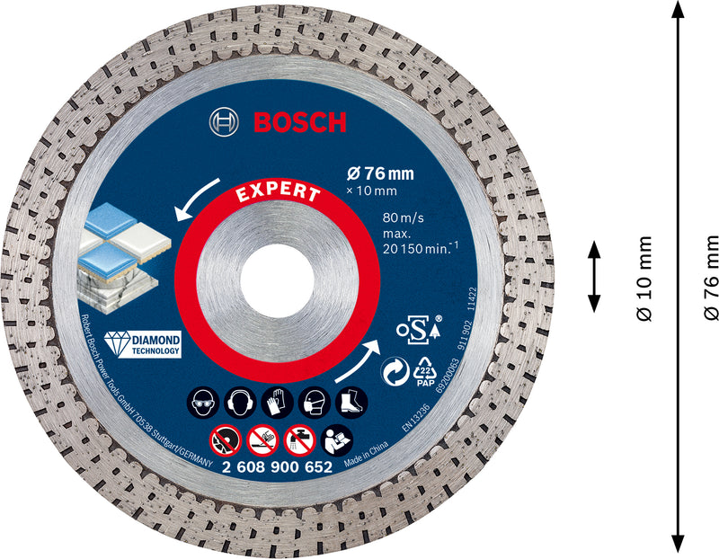 Bosch 76mm Diamond Cutting Blade