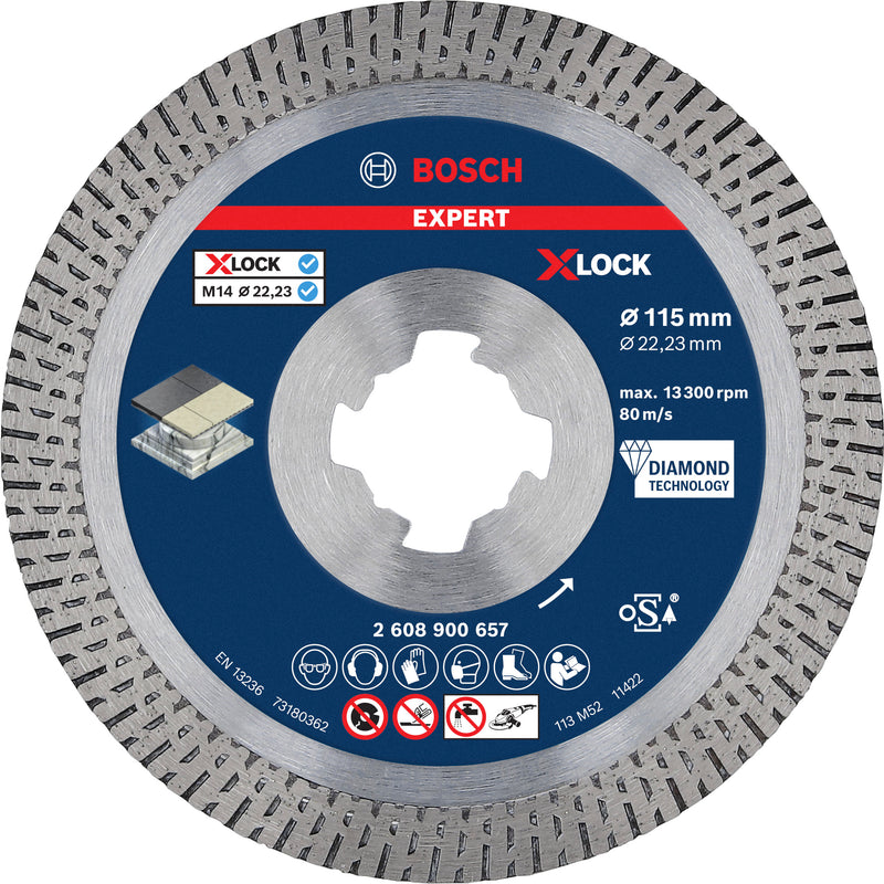 Bosch X-LOCK DIA CD HardC 115x22.23x1.6x10 EXP