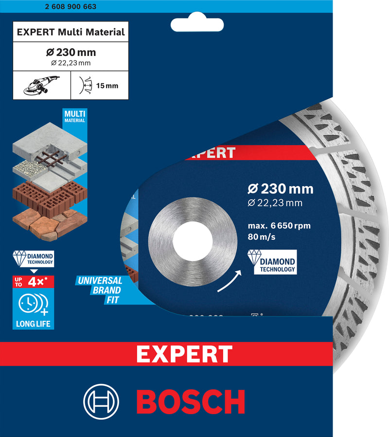 Bosch DIA CB MultiMat 230x22,23x2,4x15 EXPERT