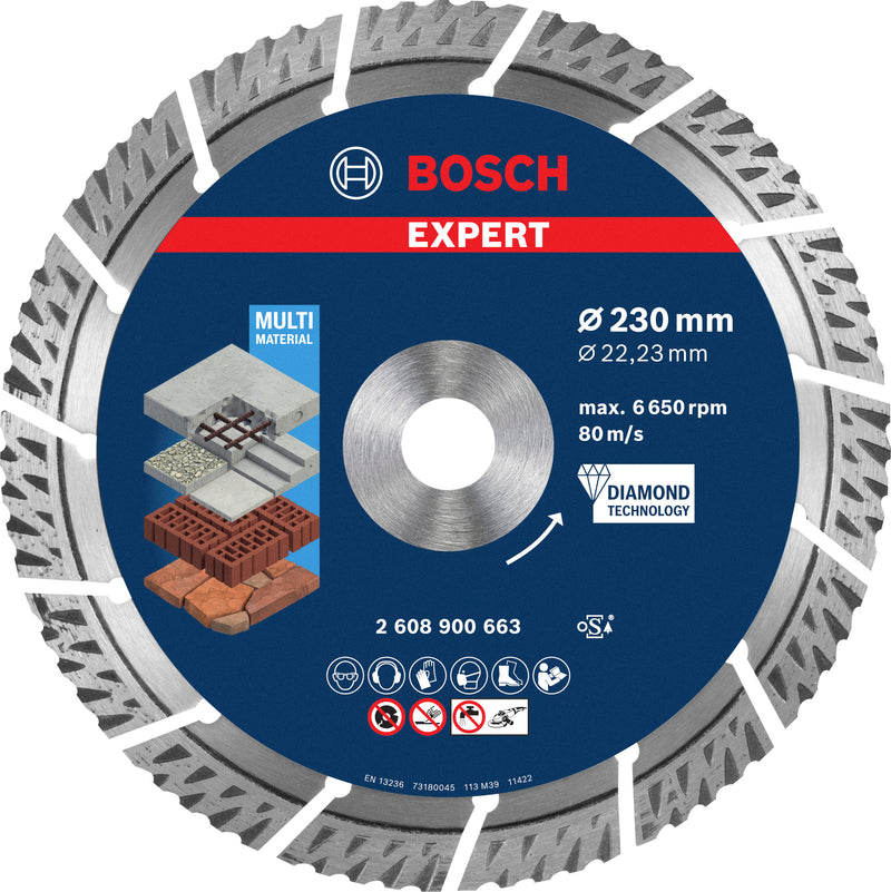 Bosch DIA CB MultiMat 230x22,23x2,4x15 EXPERT