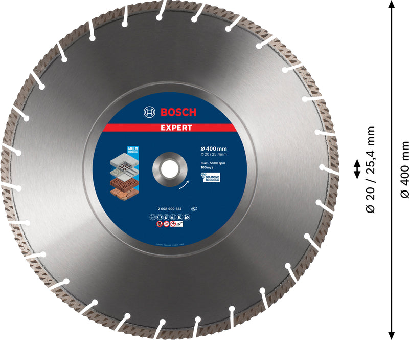 Lâmina de corte diamantada Bosch