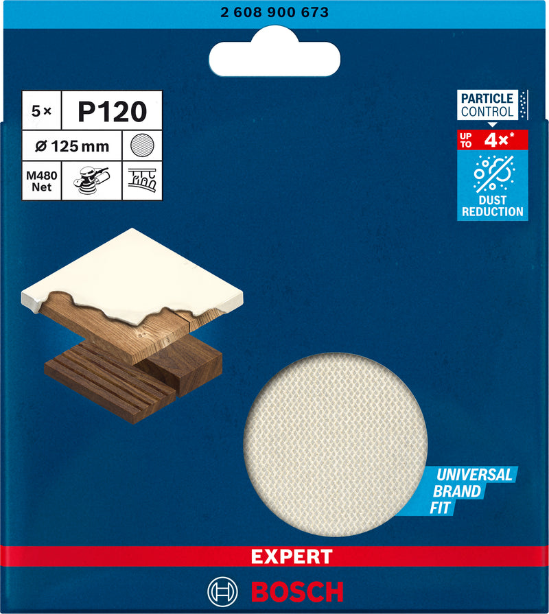 Disco Bosch EX 5 foi abraz M480 125mm,G120