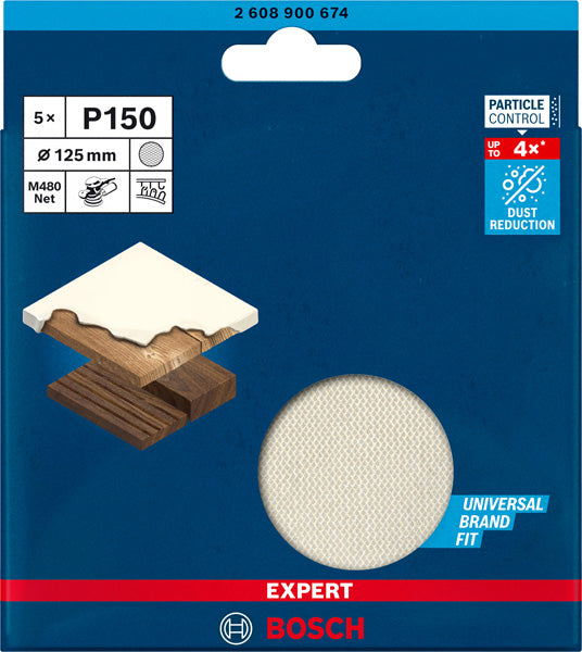 Bosch EX 5 foi disco abraz M480 125mm,G150