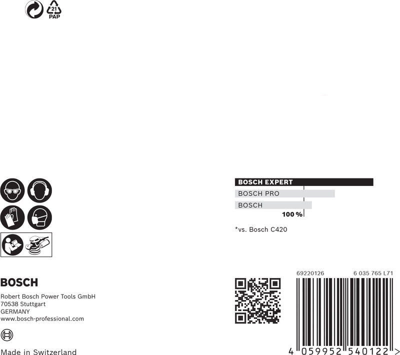 Bosch EX 5 foi disco abraz M480 125mm,G150