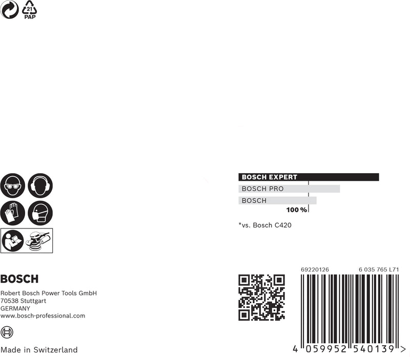 Bosch EX 5 foi disco abraz M480 125mm,G180