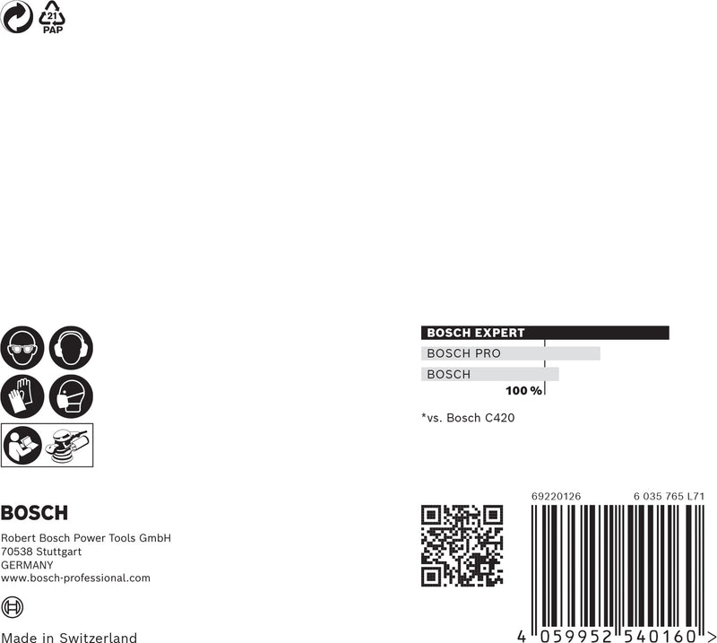 Bosch EX 5 foi abraz disc M480 125mm,G320