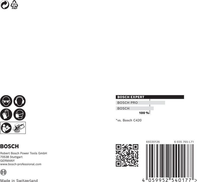 Bosch EX 5 foi abraz disc M480 125mm,G400