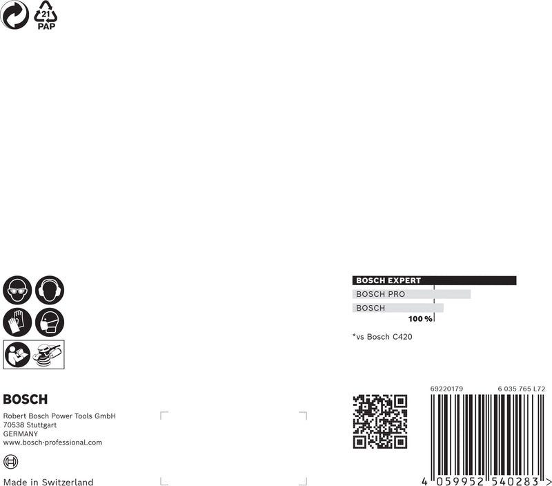 Bosch EX 5 foi abraz disc M480 150mm,G100