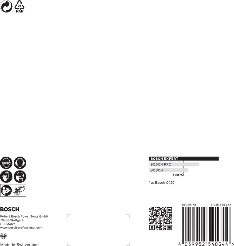 Disco Bosch EX 5 foi abraz M480 150mm,G320