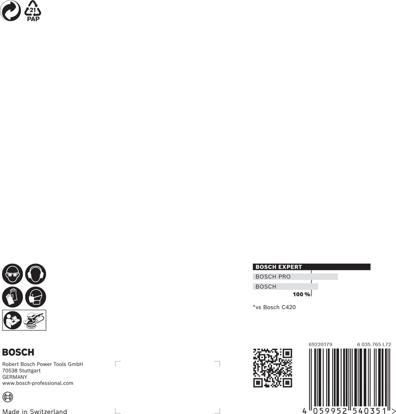 Disco Bosch EX 5 foi abraz M480 150mm,G400