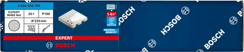 Disco abrasivo Bosch EX 25 foi M480 225mm, G100