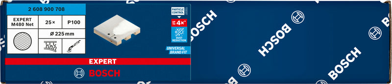 Disco abrasivo Bosch EX 25 foi M480 225mm, G100
