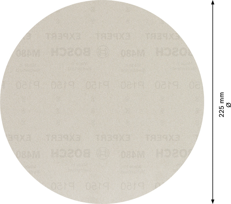 Disco abrasivo Bosch EX 25 foi M480 225mm, G150