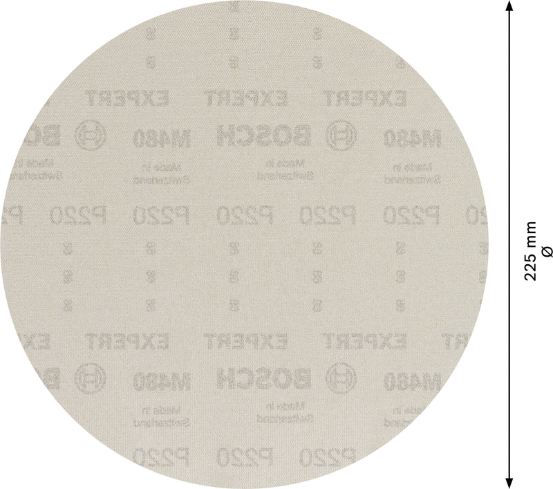 Bosch EX 25 foi abrazive disc M480 225mm, G220