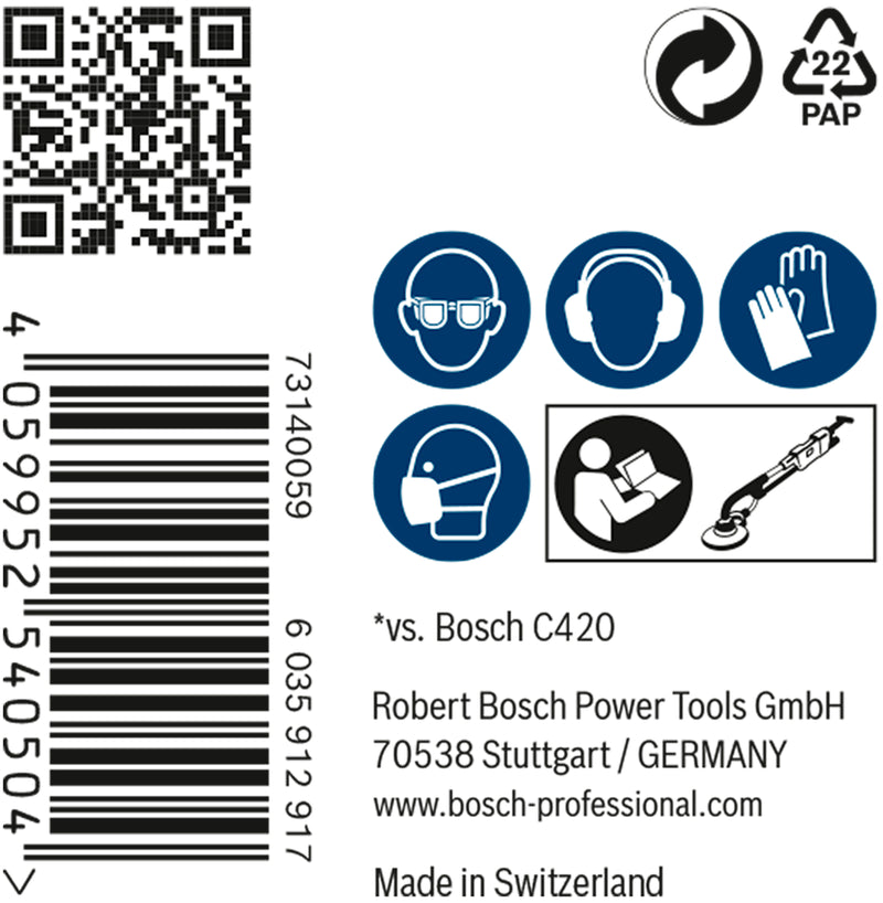 Bosch EX 25 foi abrazive disc M480 225mm, G220