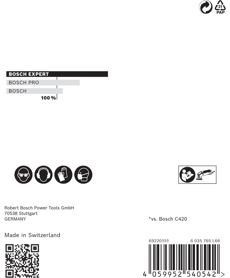 Bosch EX 5 foi abrasivo delta M480 93x93,G80