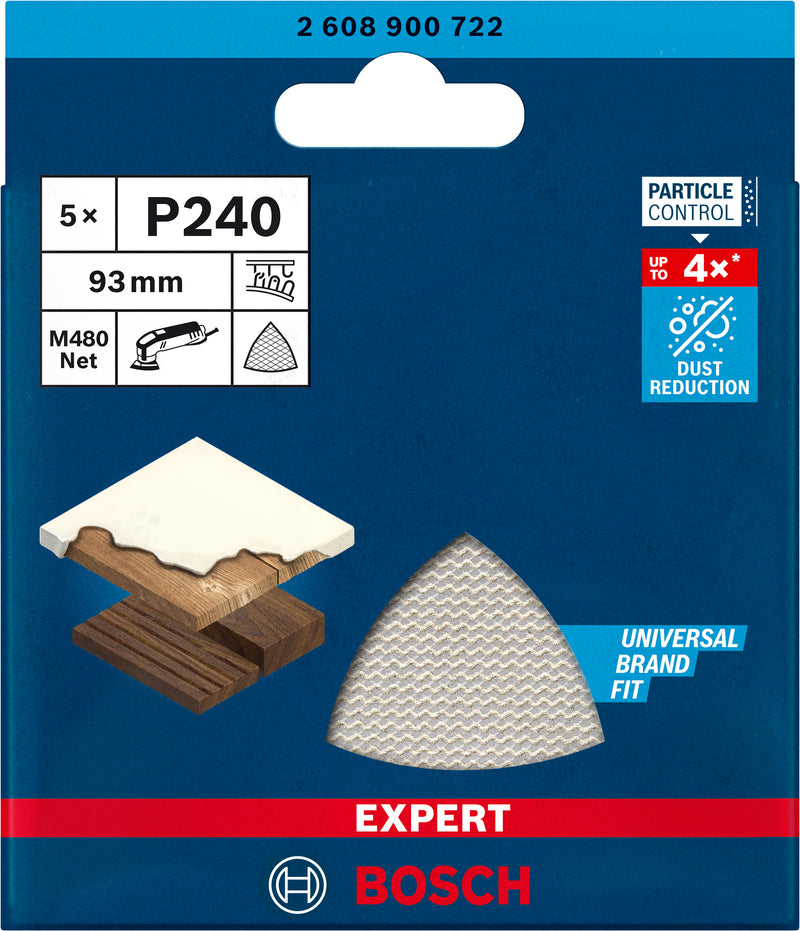 Bosch EX 5 foi abrasivo delta M480 93x93,G240