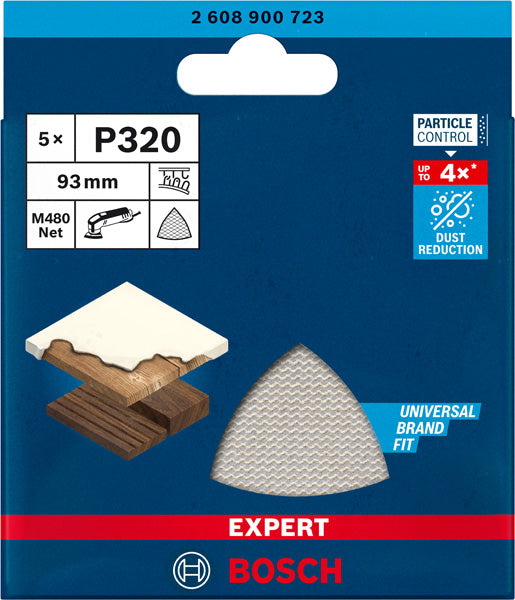 Bosch EX 5 foi abrazive delta M480 93x93,G320