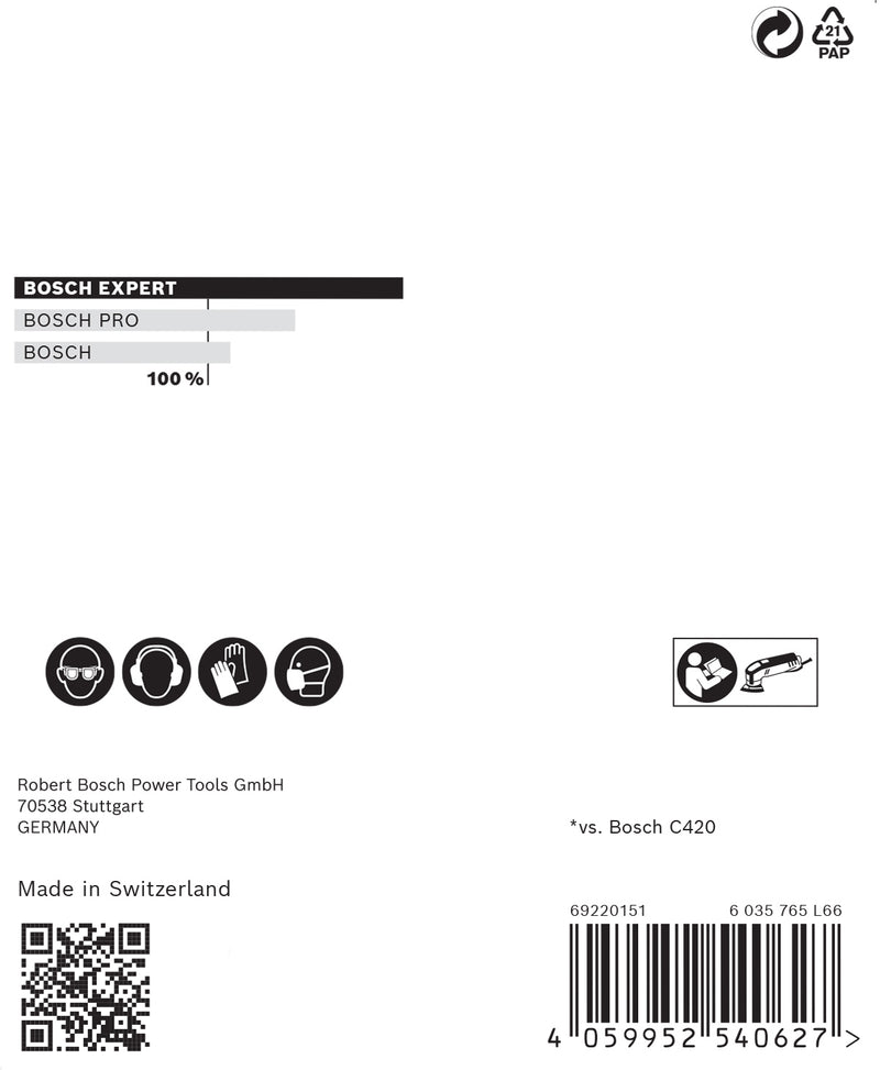 Bosch EX 5 foi abrazive delta M480 93x93,G400