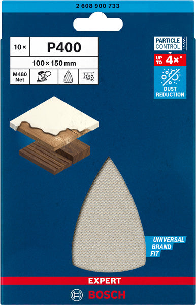 Conjunto de lixas Bosch M480,100X150mm,400