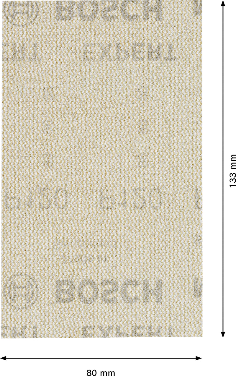 Juego de papeles de lija Bosch M480,80x133mm,120,