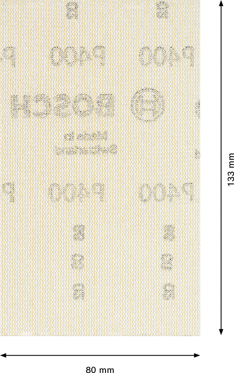 Conjunto de lixas Bosch M480,80X133mm,400,