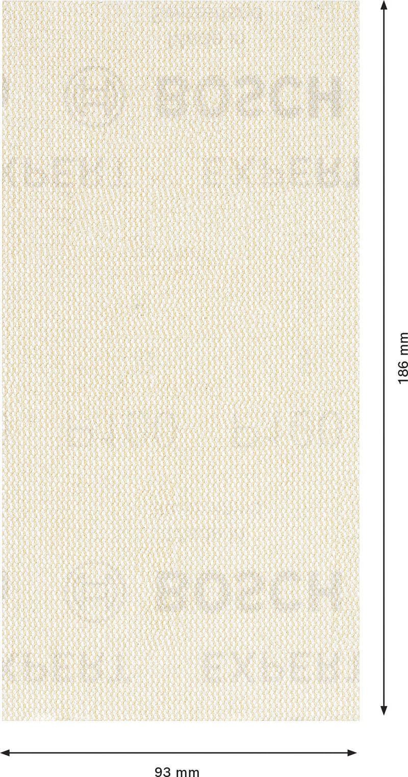 Juego de papeles de lija Bosch M480,93x186mm,100,