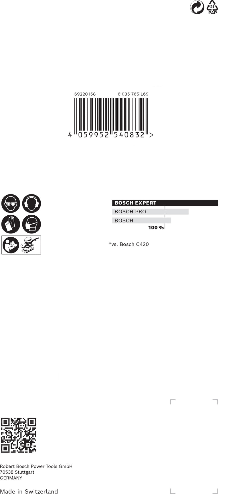 Bosch Set Of Sanding Papers M480,93X186mm,120,