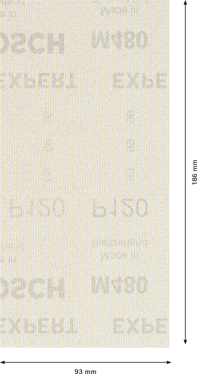 Juego de papeles de lija Bosch M480,93X186mm,120,