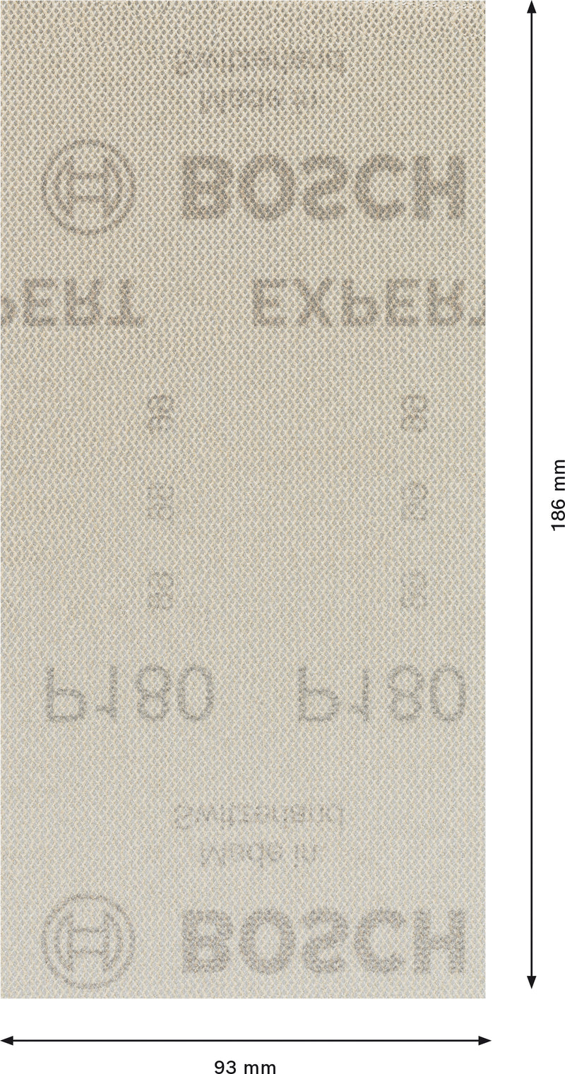 Juego de papeles de lija Bosch M480,93X186mm,180,