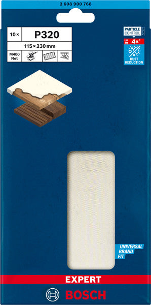 Bosch EX 10 foi abrasivo M480 115x230mm,G320